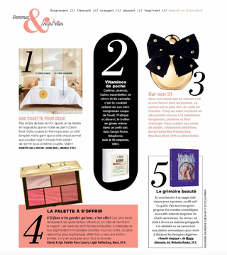 Parution Femme Actuelle magazine