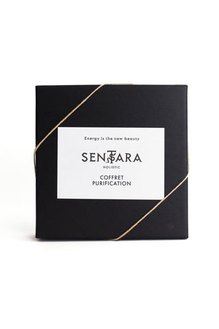 Coffret purification sauge palo santo spray aurique
