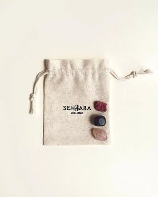 Kit Amour - Grenat Rouge, Quartz Rose et Rhodonite