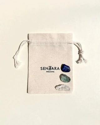 Kit Intuition - Fluorite, Lapis Lazuli et Pointe de Cristal de Roche
