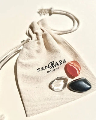 Vitality Kit - Rock Crystal, Hematite, and Carnelian
