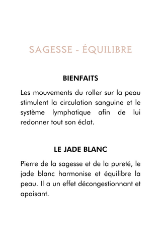 Roller - Jade Blanc